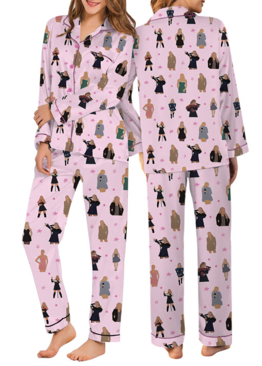 Stars Align Tour 2026 Festival Satin Pajama Set For Women