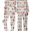 The 12 Dogs Of Christmas Satin Pajamas Set For Women