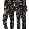 Darth Vader Santa Satin Pajamas Set, Star Wars Characters Pajamas