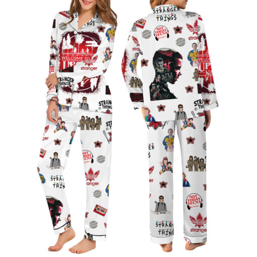 Stranger Things Welcome To The Upside Down Pyjama Pajamas Set