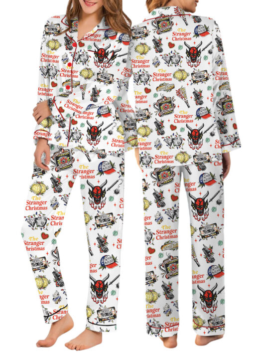 The Stranger Christmas satin Pajamas Set For Women