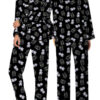 Toothless And Light Fury Satin Pajamas Set For Women
