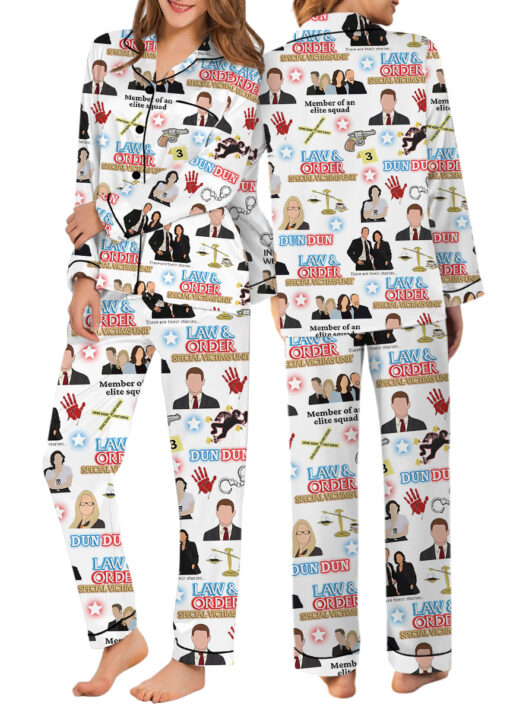 Law And Order Satin Pajamas Set For Women