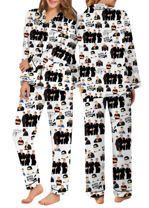 The Sopranos HBO TV Movie Satin Pajamas Set For Women