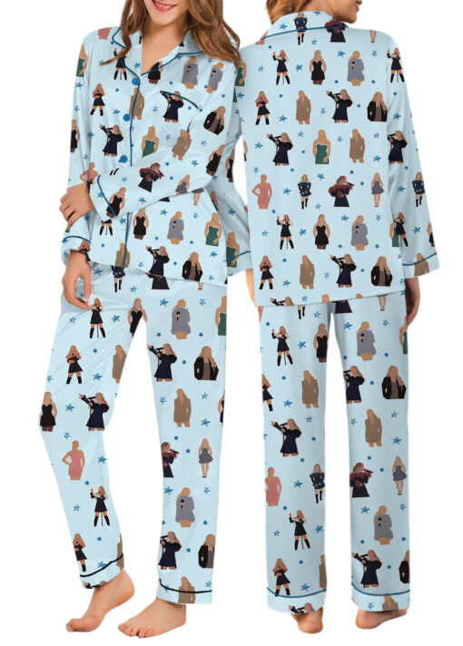 Stars Align Tour 2026 Festival Satin Pajama Set For Women