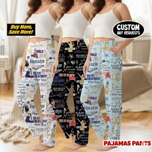 Aesthetic Star Satin Pajamas Set For Women - Image 5