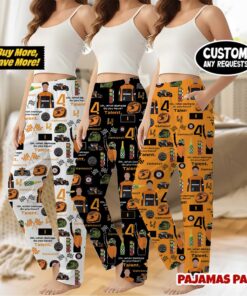 Formula 1 Racing Game Fans F1 Satin Pajamas Pants For Women