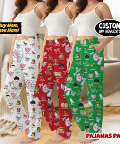 God Did It First Christian 6 7 Six Seven Meme Satin Pajama Pants For Women