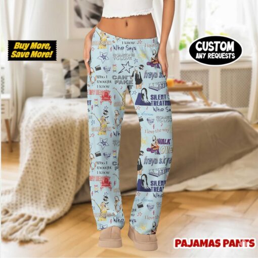 Aesthetic Star Satin Pajamas Set For Women - Image 4