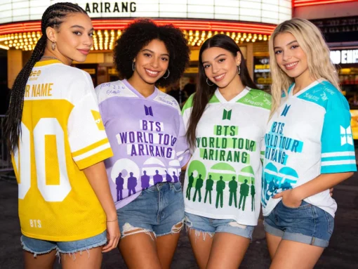 Personalized BTS MultiColor Arirang World Tour Jersey, Custom Name Number Kpop Fan Merch - Image 6