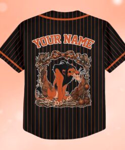 Alternative view of Lion King Scar Baseball Jersey, Disney Lion King Jersey, Scar Character Jersey, Lion King Family Matching Jersey, Disney World Trip Shirt