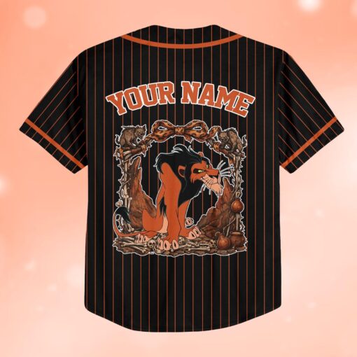Lion King Scar Baseball Jersey, Disney Lion King Jersey, Scar Character Jersey, Lion King Family Matching Jersey, Disney World Trip Shirt - Image 2