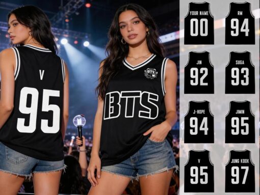 Custom BTS Kpop Basketball Jersey, Personalized Army Fan Merch, Arirang Tour Uniform - Image 6