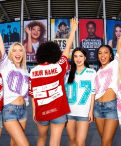 Personalized BTS Kpop Fan Mesh Jersey, Banggtan Fan Merch Jersey, Custom Army Fan Lovers Jersey, BTS 2026 Arirang World Tour Merch Jersey