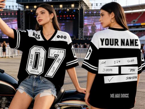 Custom BTS Kpop Multiple Colors Jersey, Personalized Army Fan Merch, Arirang Tour Uniform - Image 9