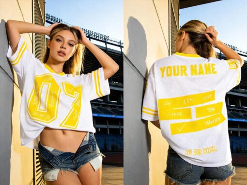 Custom BTS Kpop Multiple Colors Jersey, Personalized Army Fan Merch, Arirang Tour Uniform - Image 4