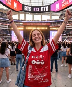 BT21 Football Jersey Shirt, Custom BT21 Merch Jersey Shirts, BT21 Jerseys For Teen Girl Football Kpop Fan, World Tour 2026
