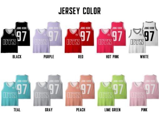 Custom BTS Kpop Basketball Jersey, Personalized Army Fan Merch, Arirang Tour Uniform - Image 9