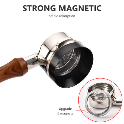 Aluminum Dosing Ring with Magnetic for Brewing Bowl Coffee