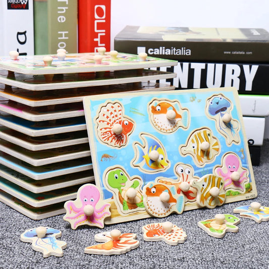 Wooden Animal Shape Puzzle