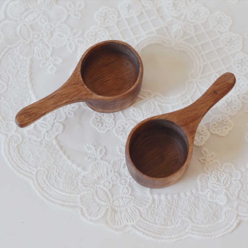 New Style Measuring Spoon Coffee Beans Small Wooden Spoon