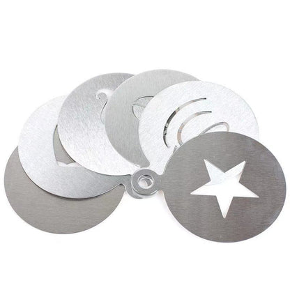 6PCS Stainless Steel Coffee Mold