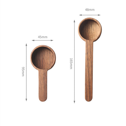 2PCS Wooden Measuring Coffee Spoon