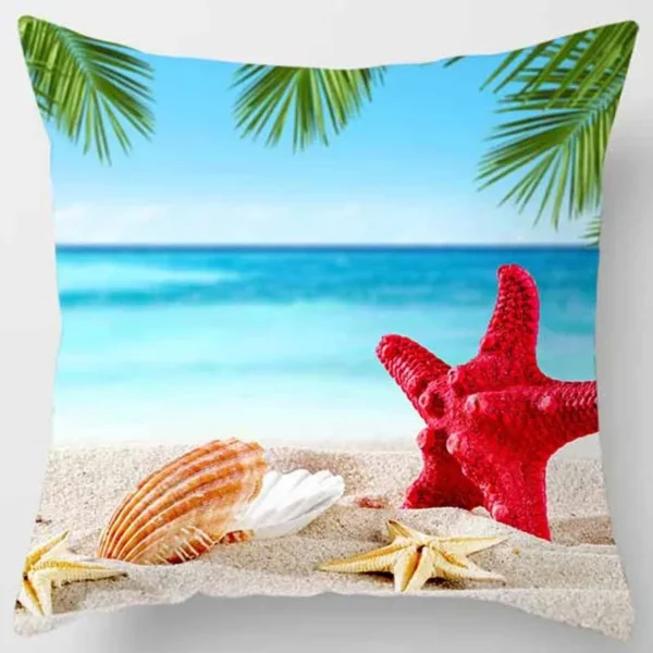 Set of 3 Beach Vibe Printing Pillowcases Cushion Cover, 45x45cm - Image 2
