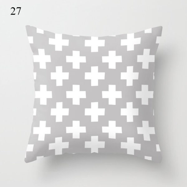 4PCS 45x45 Decorative Geometry Polyester Pillowcases Set - Image 3