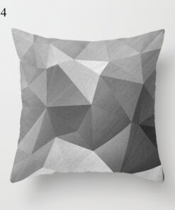 4PCS 45x45 Decorative Geometry Polyester Pillowcases Set