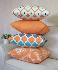 4PCS 45cm Waterproof Outdoor Cushion Cover for Home Decors Set