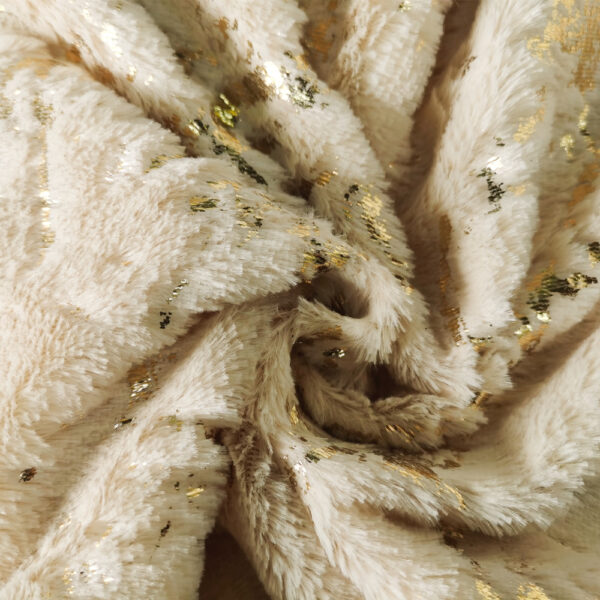 43x43CM Marble Plush Fur Pillow Cover for Decorative - Image 3