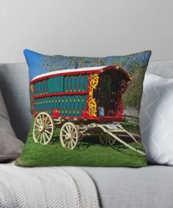 Gypsy Caravan Square Polyester Pillowcase Cushion Cover