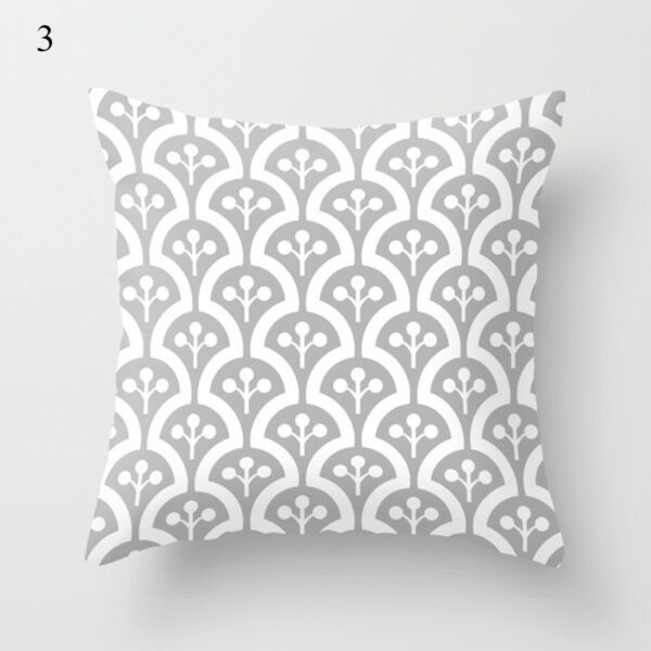 4PCS 45x45 Decorative Geometry Polyester Pillowcases Set - Image 2