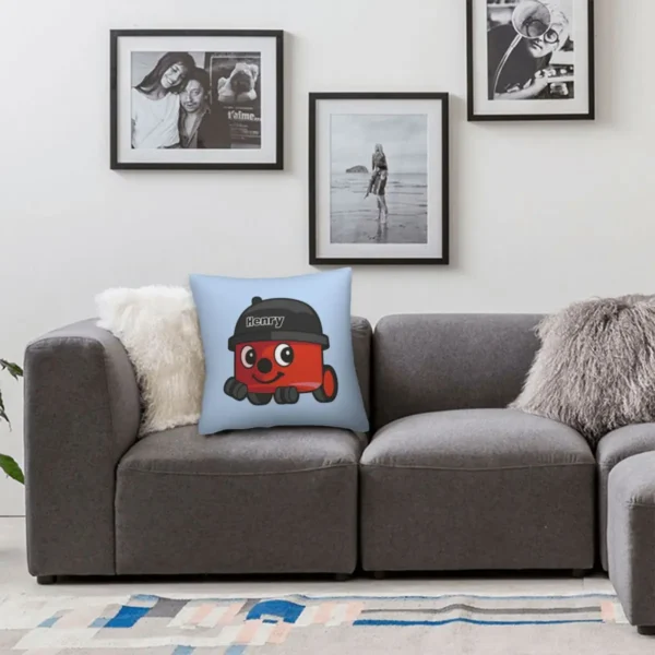 Henry Hoover Square Polyester Pillowcase, 45x45 - Image 4