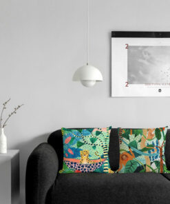 2PCS Tropical Theme Pillows Covers for Sofa  Decorative