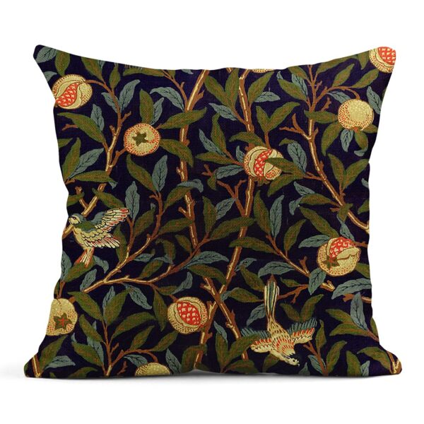 4PCS 45x45 Vintage Flowers Linen Pillowcases Set for Sofa Decorative - Image 5