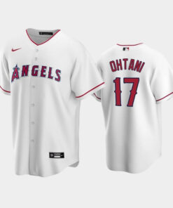 17 Shohei Ohtani White Los Angeles Angels Home Jersey Jersey