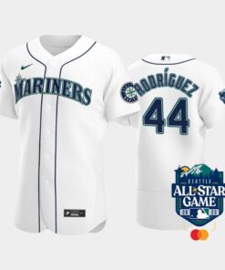 2023 All-Star Game Seattle Mariners 44 Julio Rodriguez White Jersey