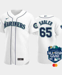 2023 All-Star Game Seattle Mariners 65 Casey Sadler White Jersey