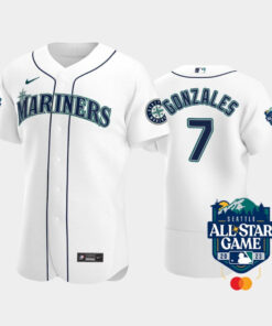 2023 All-Star Game Seattle Mariners 7 Marco Gonzales White Jersey