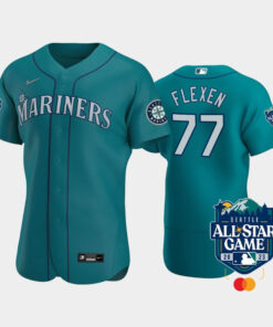 2023 All-Star Game Seattle Mariners 77 Chris Flexen Aqua Jersey