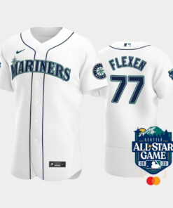 2023 All-Star Game Seattle Mariners 77 Chris Flexen White Jersey