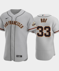 33 Darin Ruf Gray Road San Francisco Giants Jersey Jersey