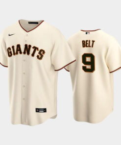 9 Brandon Belt Cream Home San Francisco Giants Jersey Jersey