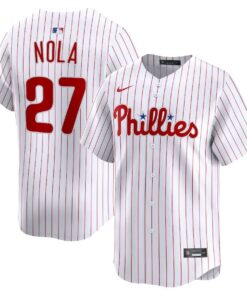Aaron Nola 27 Philadelphia Phillies Home Limited Player Men Jersey - White