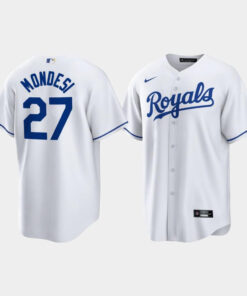 Adalberto Mondesi 27 Kansas City Royals White Home Player Jersey Jersey