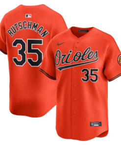 Adley Rutschman 35 Baltimore Orioles Alternate Limited Men Jersey - Orange