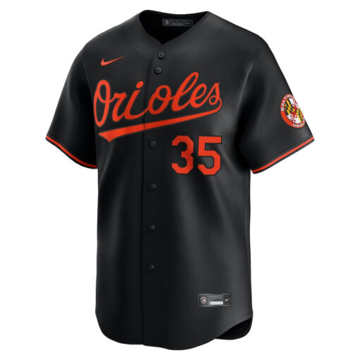 Adley Rutschman 35 Baltimore Orioles Alternate Limited Player Men Jersey - Black - Image 2