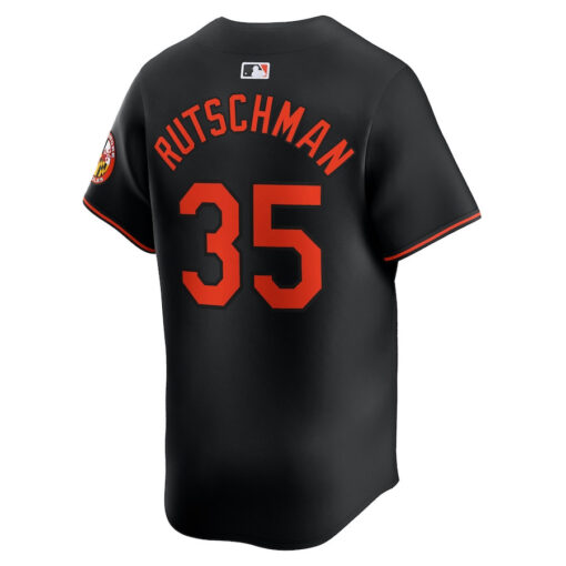Adley Rutschman 35 Baltimore Orioles Alternate Limited Player Men Jersey - Black - Image 3
